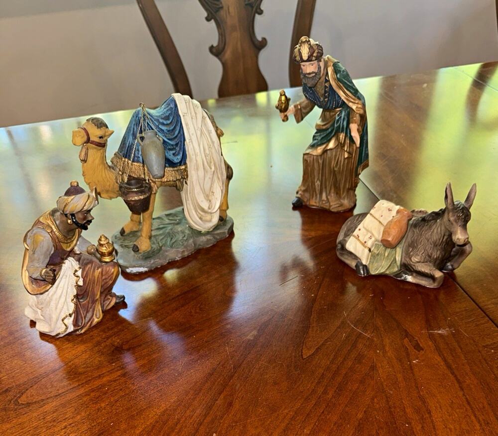 Kirkland’s Signature Nativity Scene Figures Set of 4